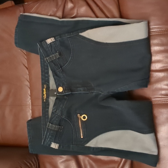 Southpole Grey and Blue Gorgeous embellish women jeans size 5 - Picture 10 of 11